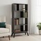 Homeroots 65" Gray Wood Four Tier Etagere Bookcase 630392 - alternate 5