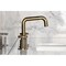 Kingston Brass Widespread Bathroom Faucet with Push Pop-Up Drain, Antique Brass KS1413RNK - alternate 6