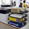Acrimet Facility 4 Tier Letter Tray Side Load Letter Size A4 Desktop File Organizer Plastic Black 256.4 - alternate 7
