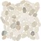 Daltile Pebble Oasis Natural Stone Flat Pebble Mosaic 12in x 12in in Tumbled Seashell, 11PK PB20FLTPEBMSTM - alternate 7