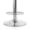 Elama Faux Leather Tufted Bar Stool in Brown with Chrome Base and Adjustable Height ELM-749-BRN - alternate 10