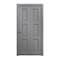 Sartodoors Sliding Closet Bi-fold Doors 48 x 96 inches, Ego 5010 Painted Grey Oak, Sturdy Tracks Moldings Tri EGO5010BF-SEK-48x96 (2* 24x96) - alternate 1