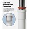 Keeney Mfg 1-1/2'' x 1-1/2'' White Plastic Slip Joint Nut 55WKHB - alternate 4