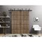 Sartodoors Slab Barn Door Panel, Planum 0015 Walnut and Aluminum Strips, Sturdy Finished Flush Modern Doors, P PLANUM0015S-WLN-2884 - alternate 1