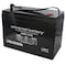 Upg Sealed Lead Acid Battery, 6 V, 200Ah, UB62000, I4 Internal Thread Terminal, AGM, Group 27 Type 45969 - alternate 1