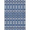 Homeroots 8' X 10' Navy Blue And Ivory Moroccan Washable Indoor Outdoor Area Rug 594337 - alternate 9