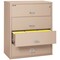 Fireking 4 Drawer, 1 Hr Fire & Impact Rated, 44" Wide Lateral Champagne 4-4422-CCH - alternate 4