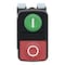 Schneider Electric Push-Button, 22 mm, Green, Red XB5AL734155 - alternate 5