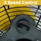 Edendirect 12 in. 3-Fan Speeds High Velocity Floor Fan (2pc) in Black with Yellow Blades, Adjustable Tilt, 2PK ZR-FAN-C12X - alternate 8