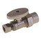 Durapro Quarter Turn Straight Stop, 1/2 in. CPVC Socket x 3/8 in. Compression, Lead Free Chrome NLT1331SRV - alternate 1