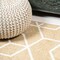 Jonathan Y Tumbling Blocks Modern Geometric Gold/White 3 ft. x 5 ft. Area Rug SEU101E-3 - alternate 8