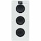 Eaton Tripp Lite series SmartRack Cable Gland Plate for NEMA-Rated Enclosure Cabinets, 3 Ports (2 in.) SRGP2KO - alternate 7
