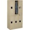 Tennsco Wardrobe Locker, 36 in W, 18 in D, 72 in H, (2) Tier, (3) Wide, Sand DTS-121836-CSD - alternate 1