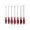 Tekton Slotted Screwdriver Set - 8 Inch Shanks, 7-Piece (4 - 14 mm) DWS90003 - alternate 1