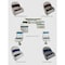 Horizon Mfg Premium 12 Piece  Pontoon Furniture Set Whtie/Red/Charcoal Premium 012-AAEC - alternate 1