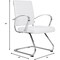 Leisuremod Benmar Modern Office Chair with Faux Leather Sled Base Task Chair & Arms BGO19WL - alternate 9