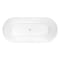 Anzzi Freestanding Tub, 65 in L, 29.1 in W, White, Acrylic, Center FT-AZ650-65 - alternate 7