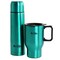 Mr. Coffee Javelin 2 Piece Thermal Bottle and Travel Mug Set in Emerald Green 136624.02 - alternate 1