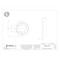 Dayton Radial Ball Bearing, R8 Industry Number, Double Sealed, 1/2 in Dia, Alloy Steel 1ZGE8 - alternate 2