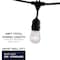 Bulbrite 48-foot String Light Kit with Clear Vintage Style S14 Incandescent Light Bulbs 2700K 810002 - alternate 9