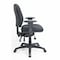 Lorell Task Chair, 18.10" to 21.70", Adjustable Arms, Black LLR66128 - alternate 2