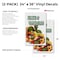 Signmission Fruits & Vegetables, Vinyl Decals Only 24 Inch x 36 Inch, Vinyl Decal, 2PK DSB-2436-2PACK-Fruits & Vegetables - alternate 2