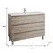 Homeroots 48" Natural Wood Freestanding Bathroom Vanity With White Sink And Three Drawers 624166 - alternate 5
