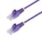 Startech.Com 2ft Purple Slim CAT6 Ethernet Cable, Snagless RJ45, 28AWG Bare Copper, LSZH N6PAT2PLS - alternate 1