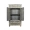 Homeroots 42" Aged Gray Solid Wood Three Drawer Gentleman's Chest 489221 - alternate 6