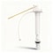 Highcraft Toilet Tank Ballcock Adj. 9" to 13" Anti Siphon Fill Valve w/Float Rod Refill Tube US78-77-D - alternate 1