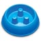 Proselect Slow Feeder Bowl, M, 40 oz Volume, Plastic, Blue ZX7082 15 - alternate 2