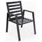 Leisuremod Chelsea Modern Patio Dining Armchair in Aluminum with Removable Cushions, Light Grey, 2PK CC20BL-LGR2 - alternate 10