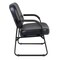 Regency Victor Big & Tall 400LBS Reception Chair With Arms, Anti-Microbial/Anti-Bacterial Vinyl, Black 407-VAM-BK - alternate 8