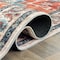 World Rug Gallery Transitional Medallion Washable Non Slip Area Rug 2 ft x 4 ft Multi WR78MULTI2X4 - alternate 8