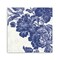 Homeroots Blue Toile Rose Unframed Print Wall Art 399026 - alternate 1