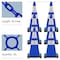 Mr. Chain Traffic Cone and Chain Kit, 28 in Height, Traffic Blue 6 PK 93278-6 - alternate 1