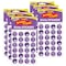 Trend Purple Smiles/Grape Stinky Stickers, 96-Piece Set, 6PK T83205 - alternate 1