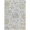 Homeroots 5' X 8' Silver Gray And Gold Floral Washable Indoor Outdoor Area Rug 589501 - alternate 9