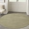 Homeroots 6' Green And Beige Round Abstract Indoor Outdoor Area Rug 572368 - alternate 9