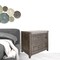 Homeroots 27" Gray Two Drawer Nightstand 527064 - alternate 4