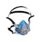 Msa Safety Half Mask Respirator, Advantage 200 LS Series, Bayonet, Single Neckstrap, Blue, M 815444 - alternate 6