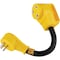 Camco PowerGrip 15A/30A Dogbone RV Power Cord Adapter 55163 - alternate 1
