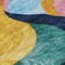 Homeroots 10' X 14' Green Orange And Pink Abstract Washable Indoor Outdoor Area Rug 604455 - alternate 8