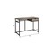 Homeroots 42" Taupe and Black Computer Desk 333417 - alternate 5