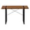 Homeroots 49" Brown and Black Computer Desk 489862 - alternate 1