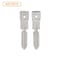 Aks Keys MFK Refill Key Blank Blade for Mercedes HU39 BL-BENZ-06 - alternate 2