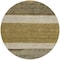 Homeroots 8' Coffee Ivory And Gray Round Abstract Washable Indoor Outdoor Area Rug 615256 - alternate 9
