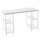 Homeroots Mod White Metal and Glass Writing Desk 402039 - alternate 6