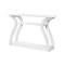 Homeroots 47" White Floor Shelf Console Table With Shelves 332809 - alternate 1