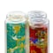 Gibson Home Glasselle 4 Piece 13 Ounce Glass Decorated Hydration Bottle Set in Assorted Colors 113236.01 - alternate 10